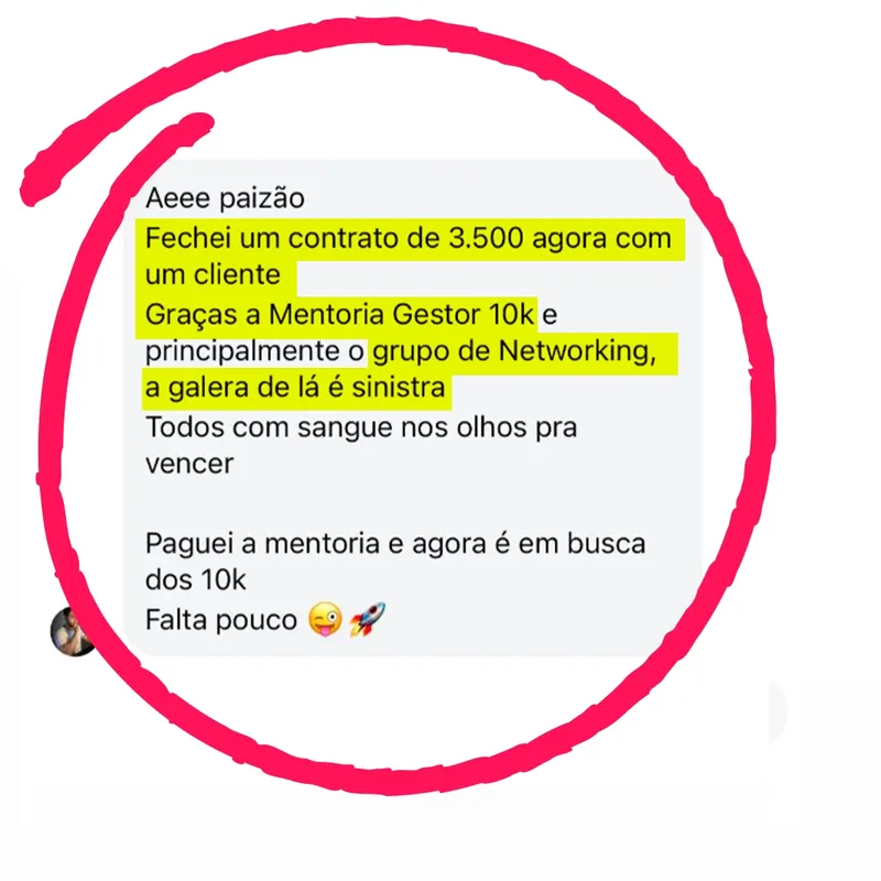 Resultado — contrato fechado